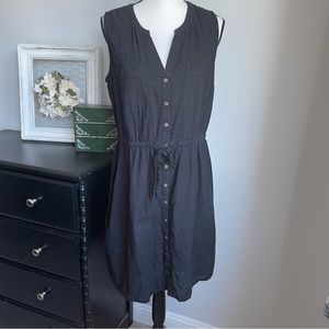 👗 Black Casual Sleeveless Dress